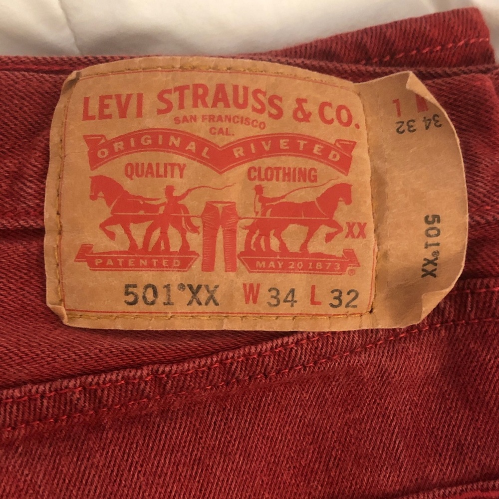 Levi's 501XX Vintage Men’s Jeans